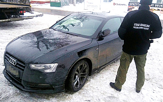 Audi A5 Coupe odzyskane przez Straż Graniczną